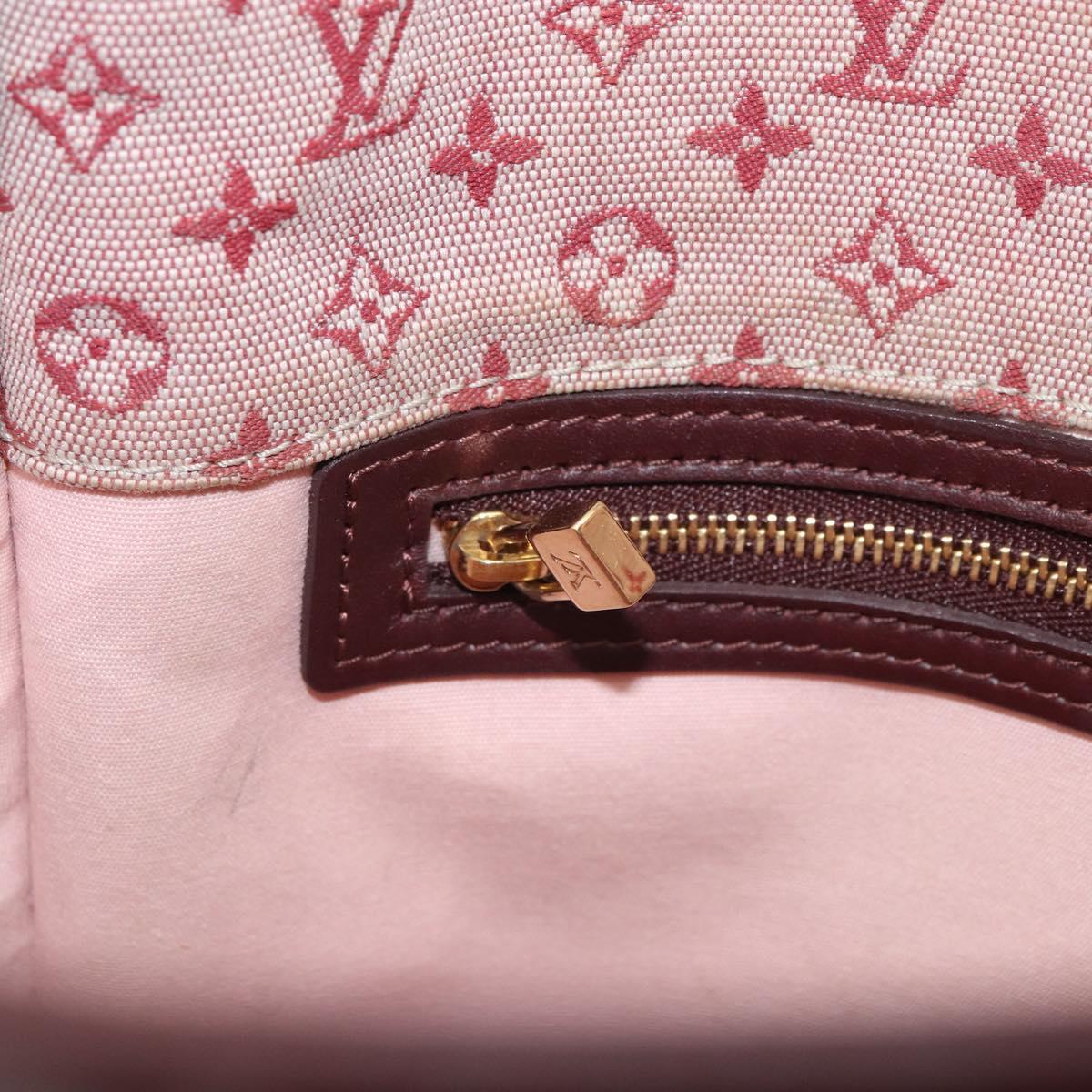 LOUIS VUITTON Monogram Mini Besace Mary Kate Shoulder Bag Red M92321 Auth BA9879