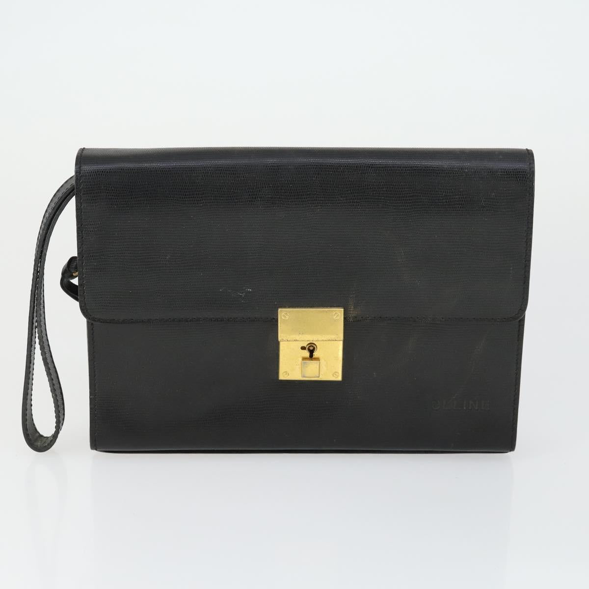 CELINE Christian Dior Givenchy Bag Leather PVC 3 Set Brown Black Auth BA9889