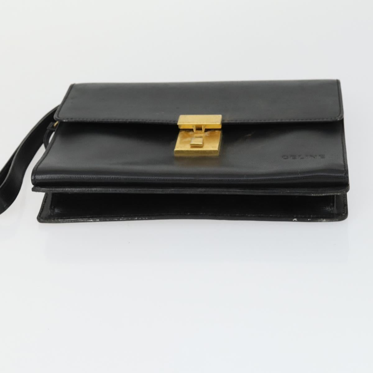 CELINE Christian Dior Givenchy Bag Leather PVC 3 Set Brown Black Auth BA9889