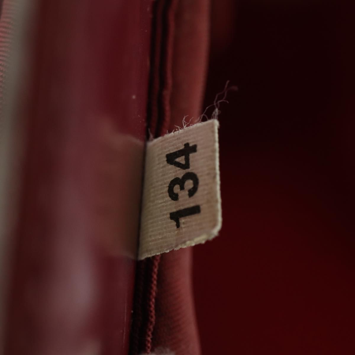 PRADA Shoulder Bag Nylon Red Silver Auth BA9935