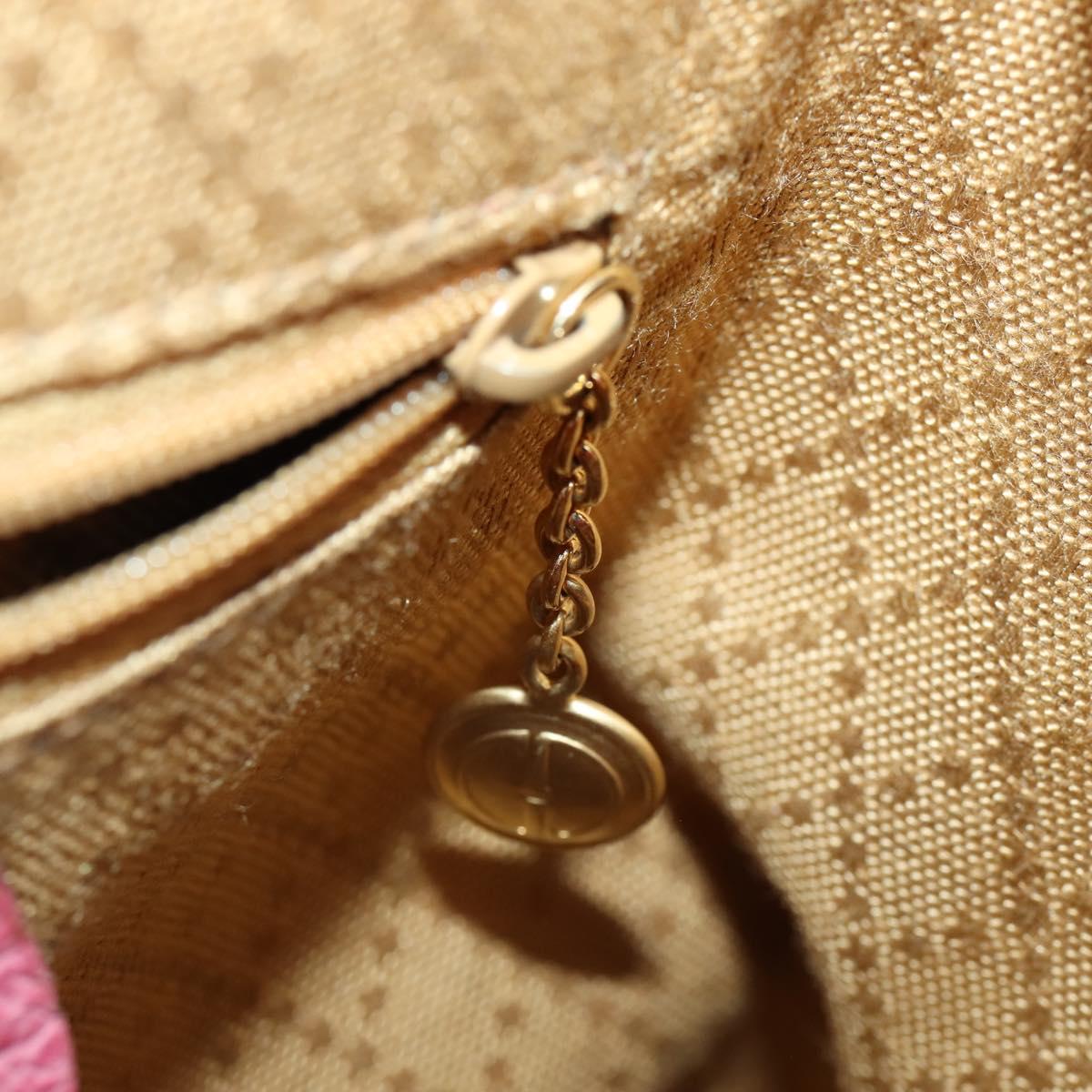 GUCCI Bamboo Backpack Suede Pink Gold 003 2034 0030 Auth BA9946