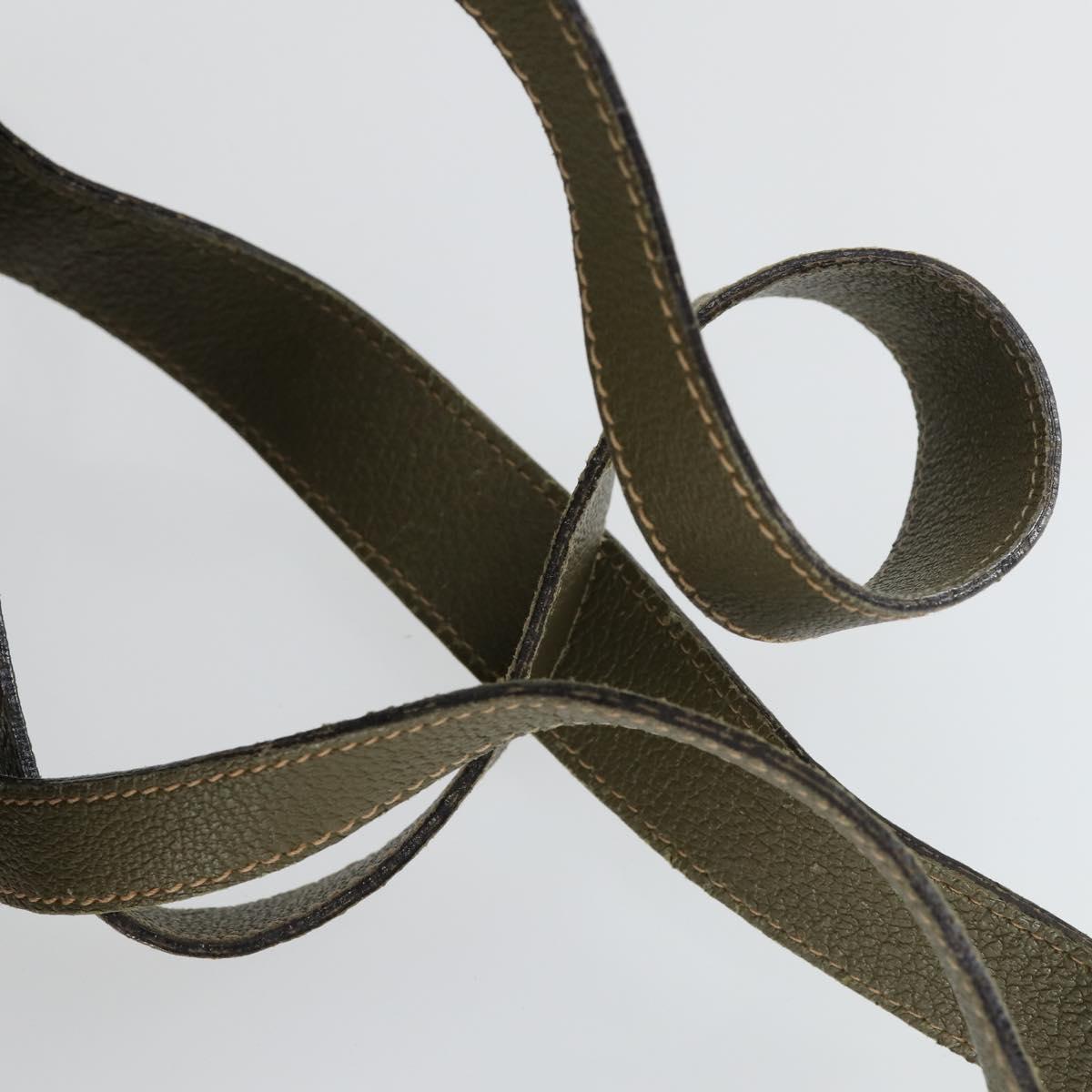 GUCCI Bamboo Backpack Suede Khaki Gold 003 58 0016 Auth BA9952