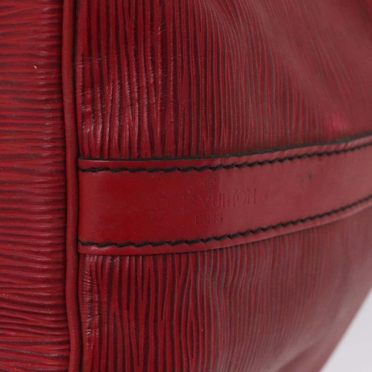 LOUIS VUITTON Epi Petit Noe Shoulder Bag Red M44107 LV Auth BA997