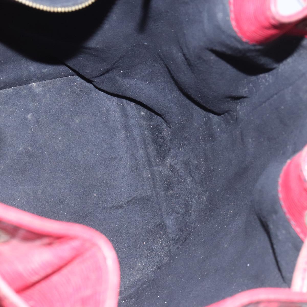 LOUIS VUITTON Epi Petit Noe Shoulder Bag Red M44107 LV Auth BA997