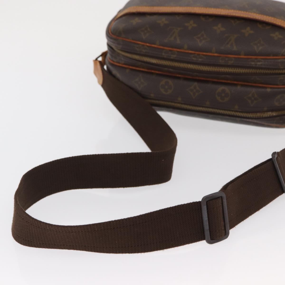 LOUIS VUITTON Monogram Reporter PM Shoulder Bag M45254 LV Auth BA9988