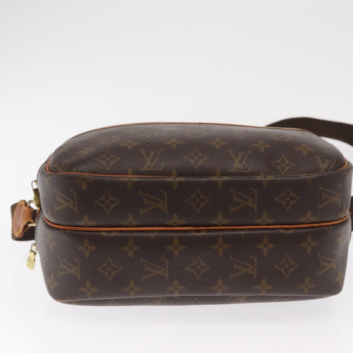 LOUIS VUITTON Monogram Reporter PM Shoulder Bag M45254 LV Auth BA9988
