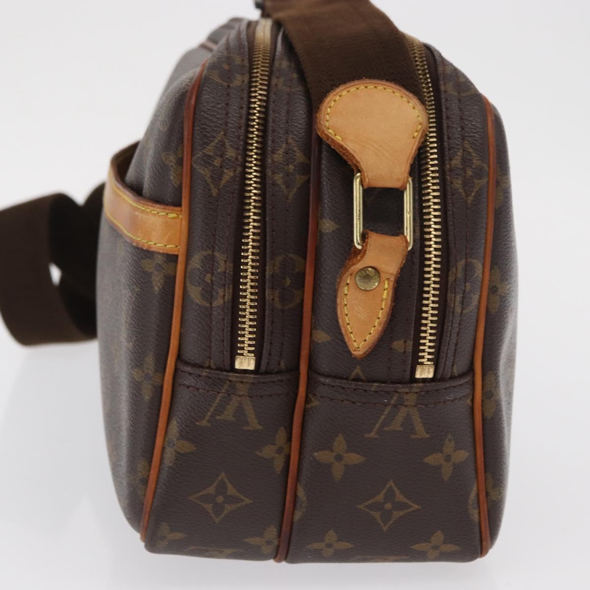 LOUIS VUITTON Monogram Reporter PM Shoulder Bag M45254 LV Auth BA9989
