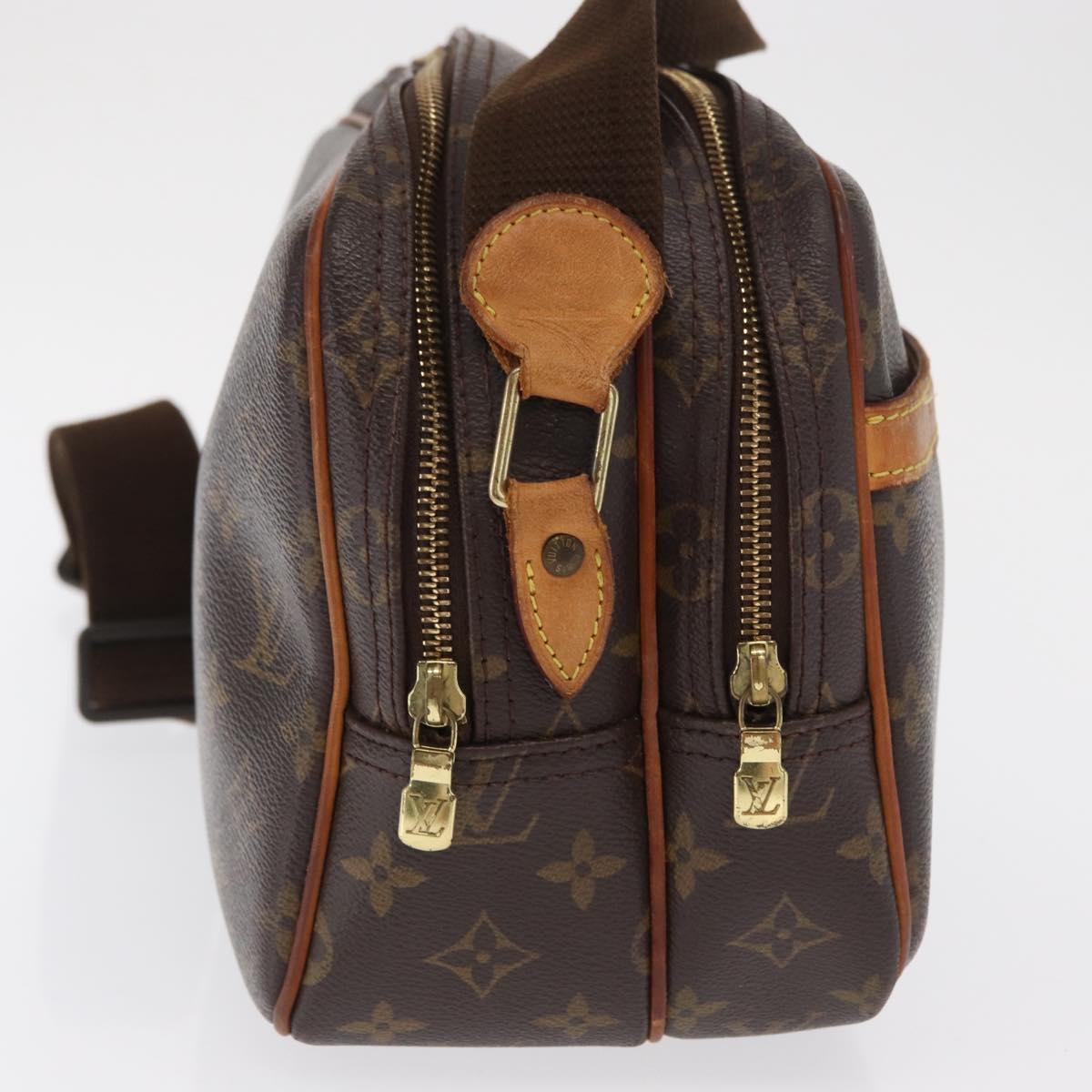 LOUIS VUITTON Monogram Reporter PM Shoulder Bag M45254 LV Auth BA9989