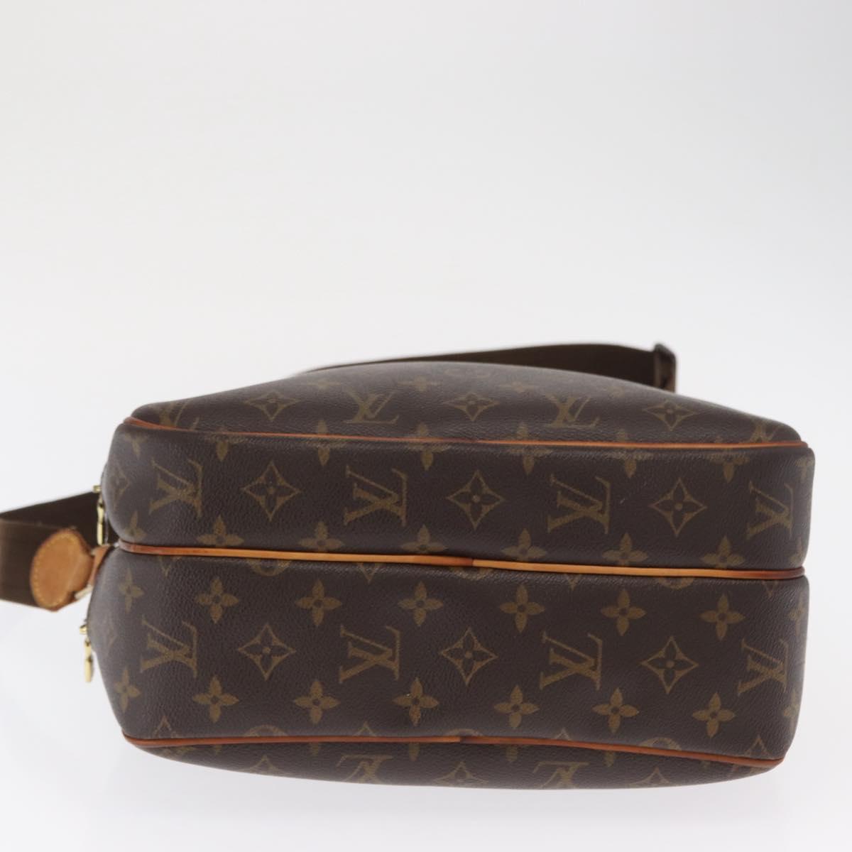 LOUIS VUITTON Monogram Reporter PM Shoulder Bag M45254 LV Auth BA9989
