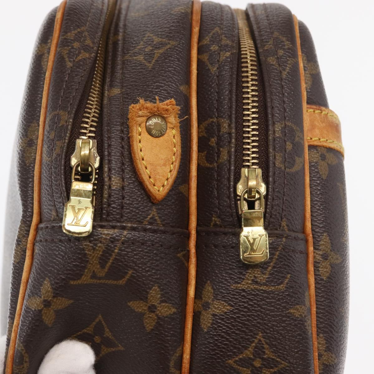 LOUIS VUITTON Monogram Reporter PM Shoulder Bag M45254 LV Auth BA9990