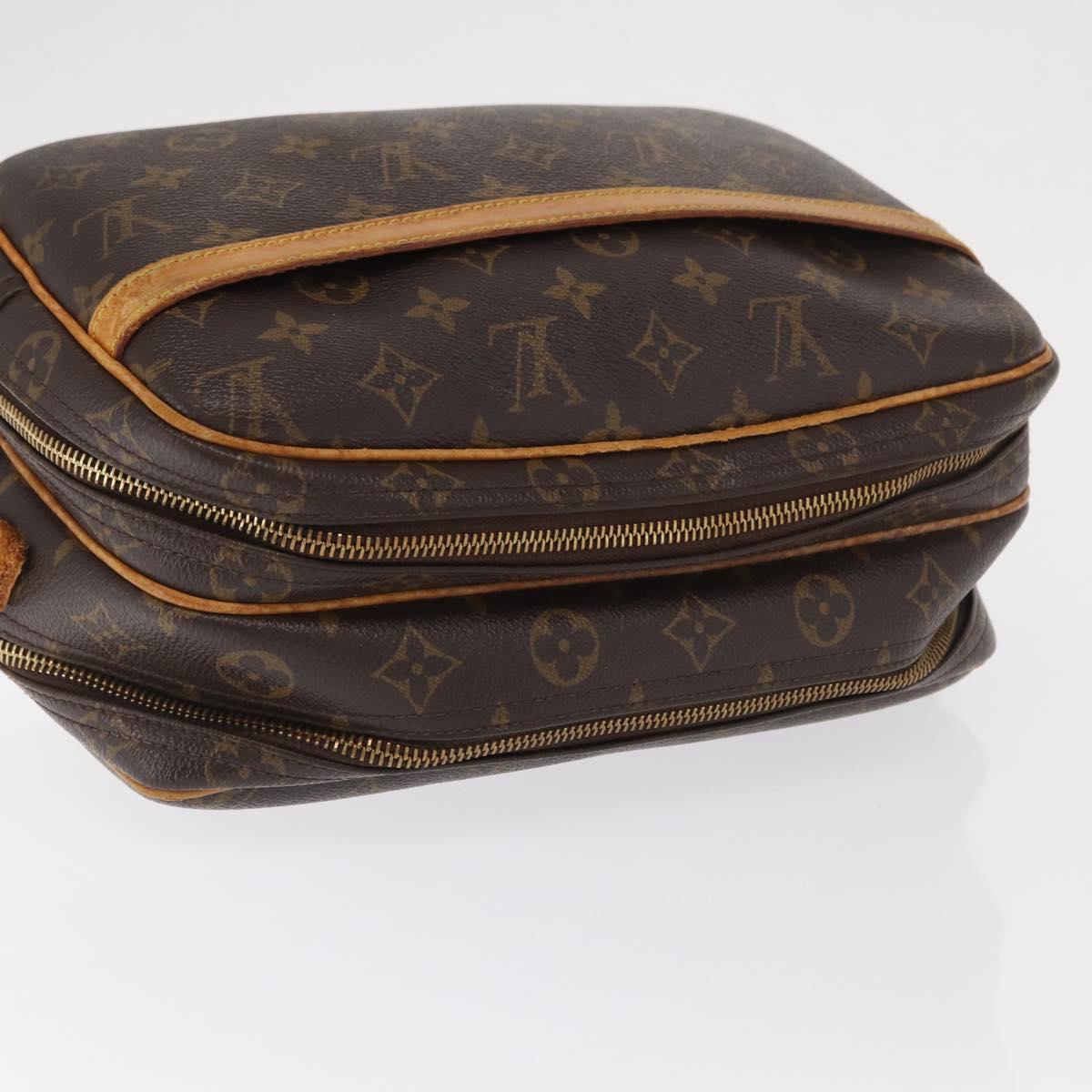 LOUIS VUITTON Monogram Reporter PM Shoulder Bag M45254 LV Auth BA9990
