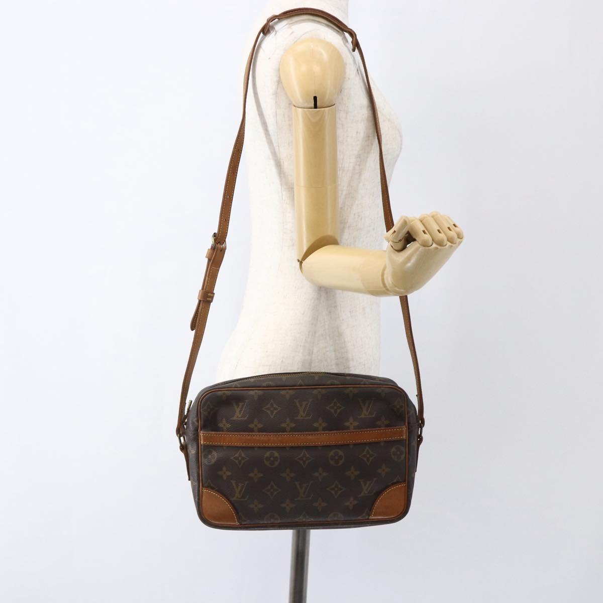 LOUIS VUITTON Monogram Trocadero 27 Shoulder Bag M51274 LV Auth BA9999