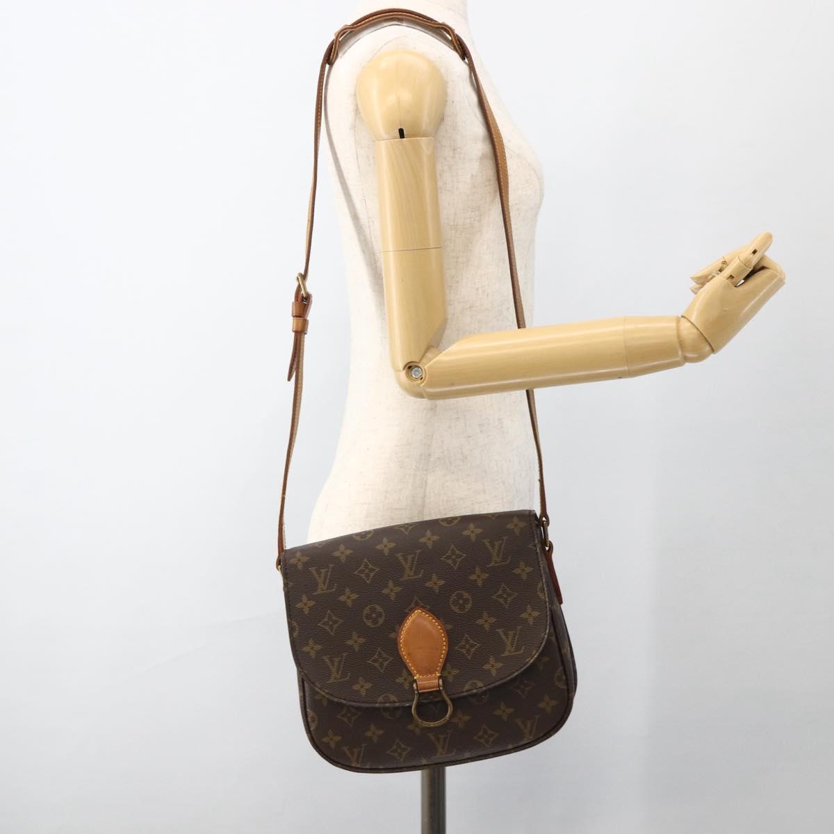LOUIS VUITTON Monogram Saint Cloud GM Shoulder Bag M51242 LV Auth BAZ002A