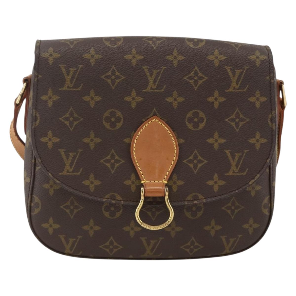 LOUIS VUITTON Monogram Saint Cloud GM Shoulder Bag M51242 LV Auth BAZ011