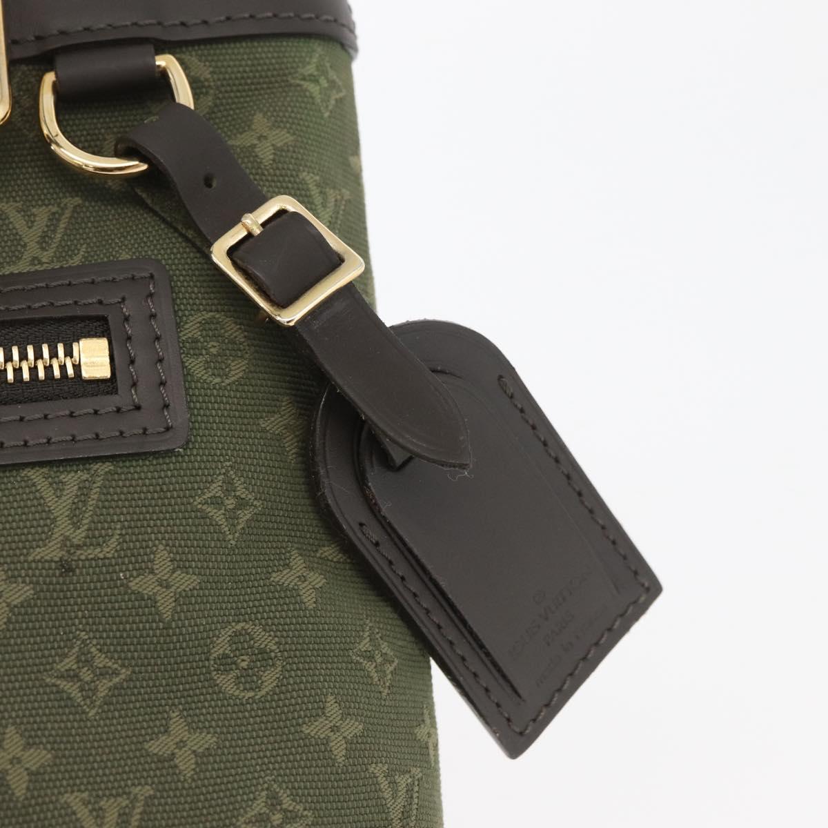 LOUIS VUITTON Monogram Mini Lucille PM Hand Bag TST Khaki M92682 LV Auth BAZ029