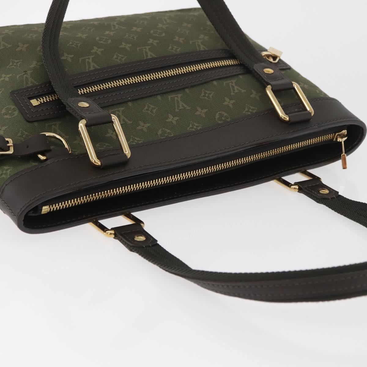 LOUIS VUITTON Monogram Mini Lucille PM Hand Bag TST Khaki M92682 LV Auth BAZ029