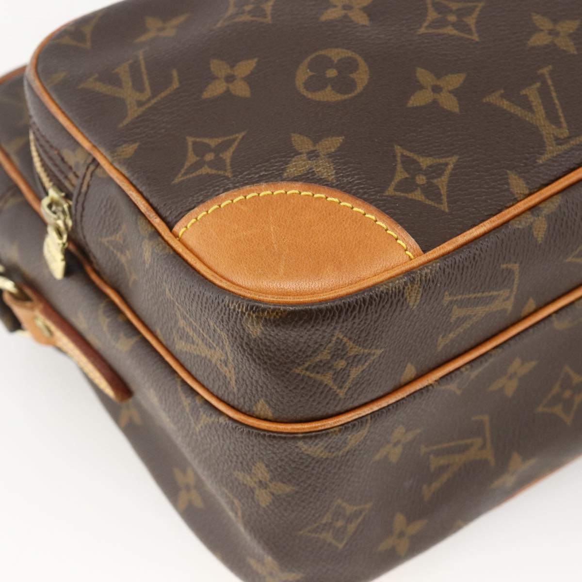 LOUIS VUITTON Monogram Nile Shoulder Bag M45244 LV Auth BAZ065A