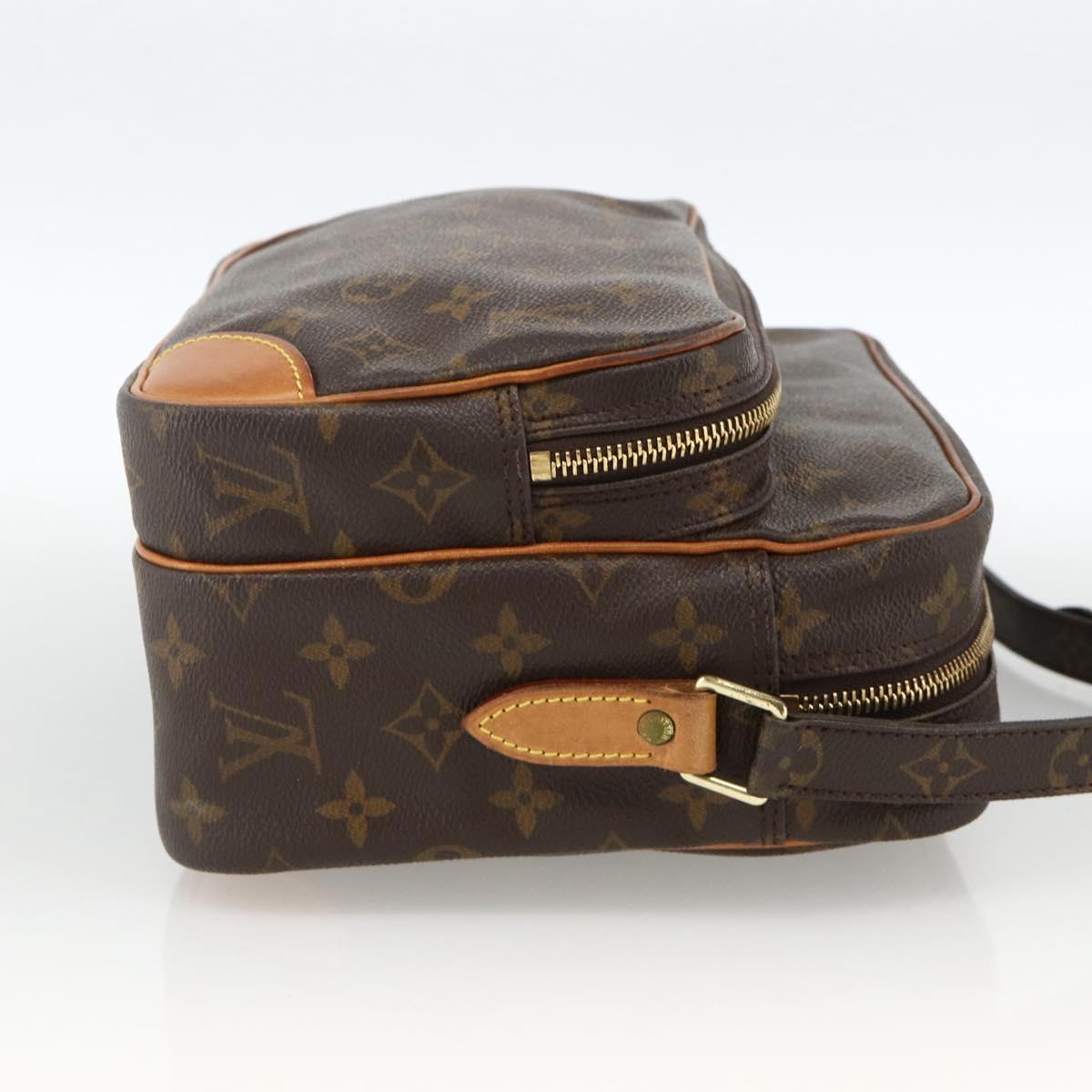 LOUIS VUITTON Monogram Nile Shoulder Bag M45244 LV Auth BAZ065A