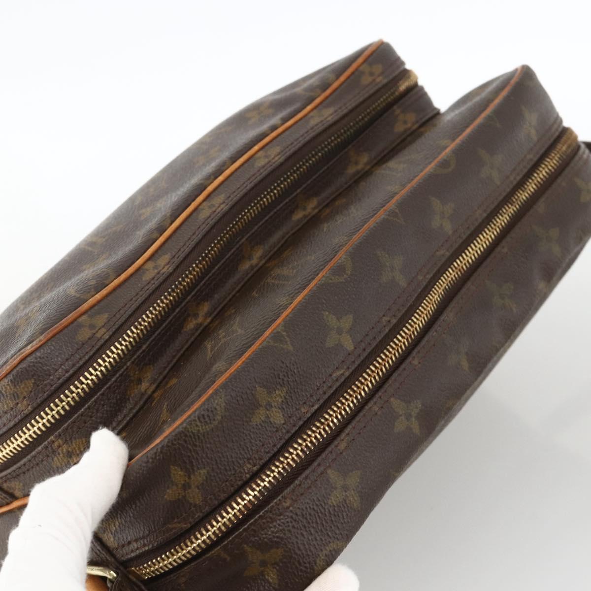 LOUIS VUITTON Monogram Nile Shoulder Bag M45244 LV Auth BAZ065A