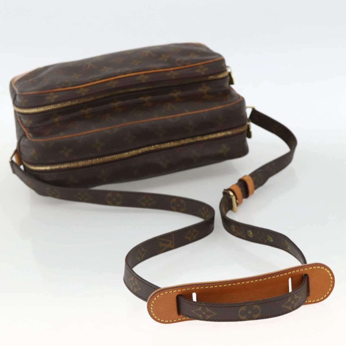 LOUIS VUITTON Monogram Nile Shoulder Bag M45244 LV Auth BAZ065A