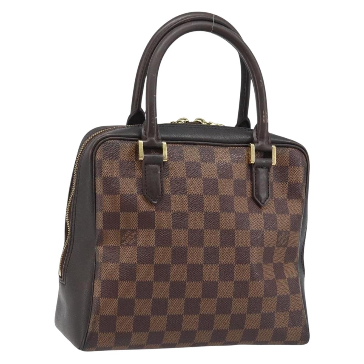 LOUIS VUITTON Damier Ebene Brera Hand Bag N51150 LV Auth BAZ095A