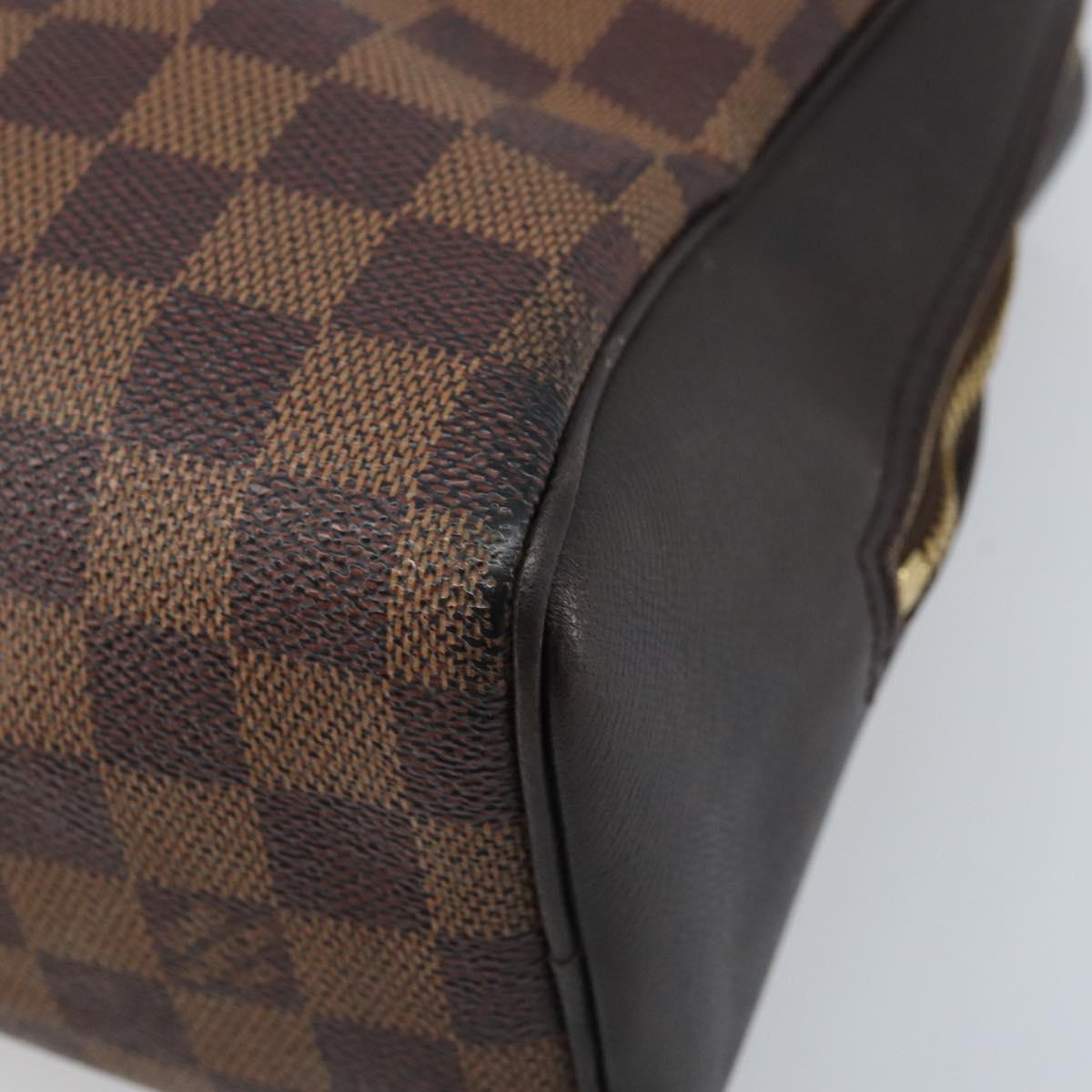 LOUIS VUITTON Damier Ebene Brera Hand Bag N51150 LV Auth BAZ095A