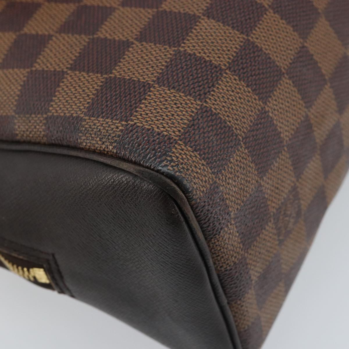LOUIS VUITTON Damier Ebene Brera Hand Bag N51150 LV Auth BAZ095A