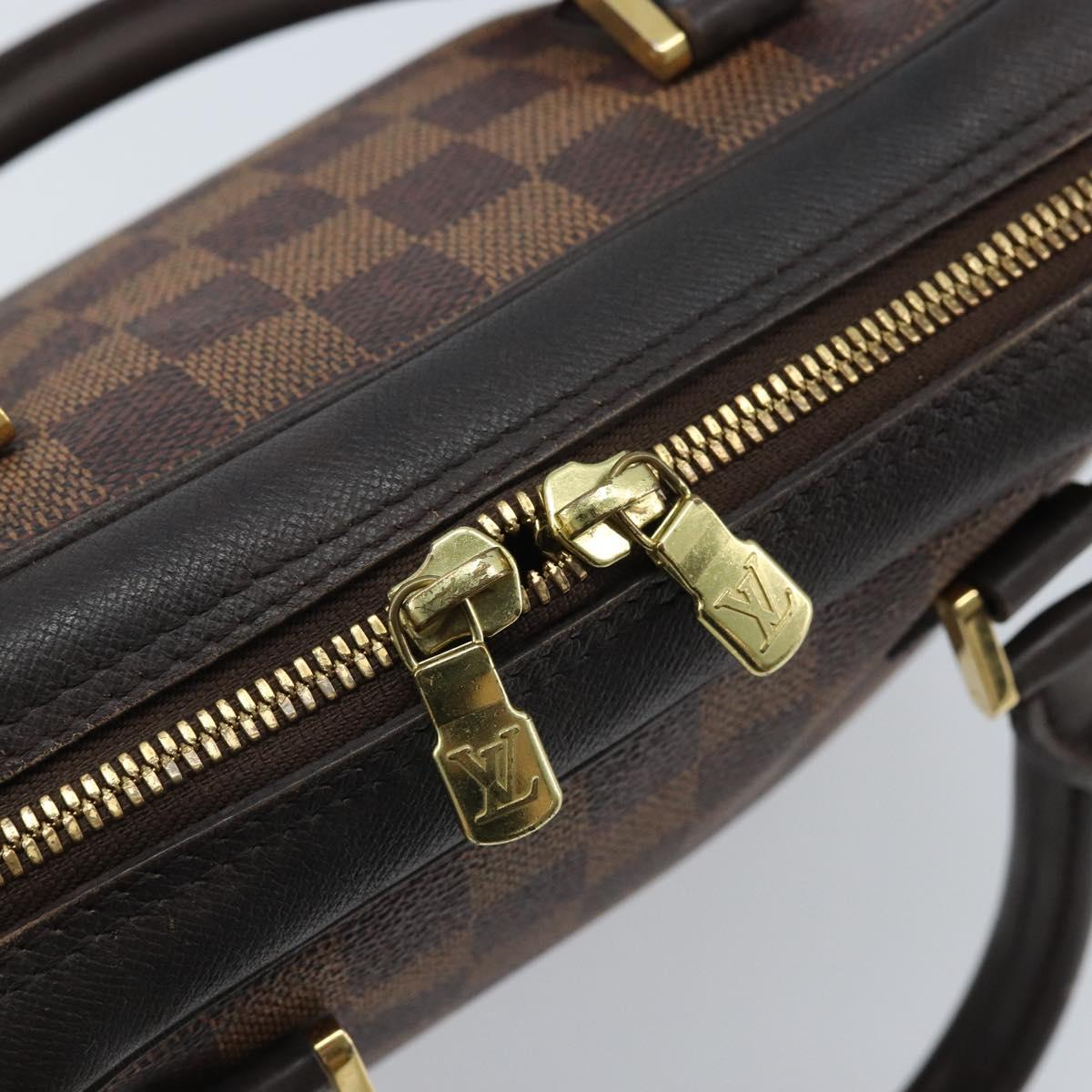 LOUIS VUITTON Damier Ebene Brera Hand Bag N51150 LV Auth BAZ095A
