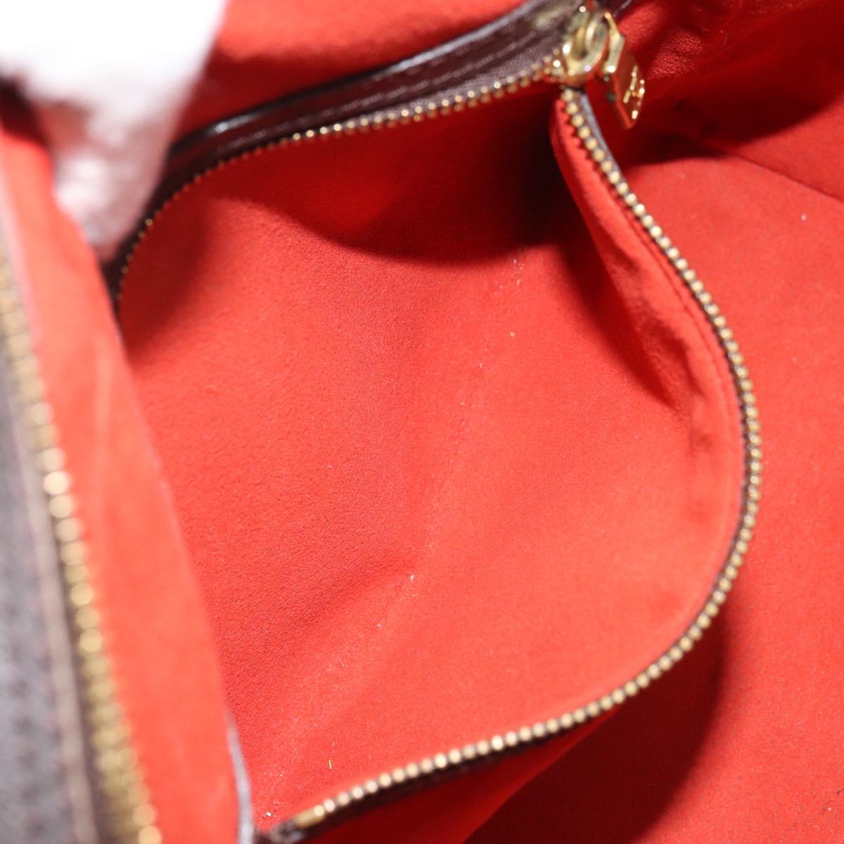 LOUIS VUITTON Damier Ebene Brera Hand Bag N51150 LV Auth BAZ095A