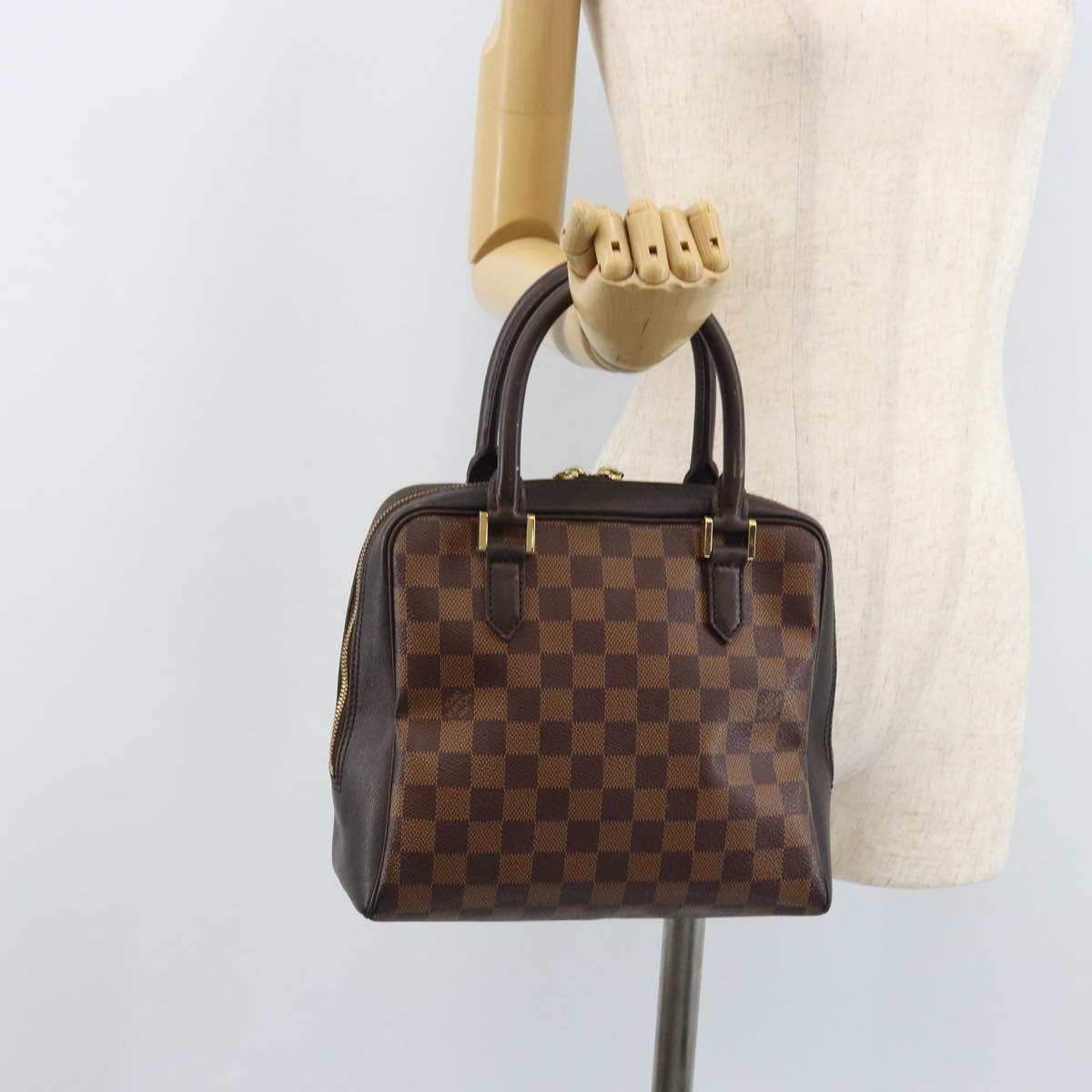 LOUIS VUITTON Damier Ebene Brera Hand Bag N51150 LV Auth BAZ095A
