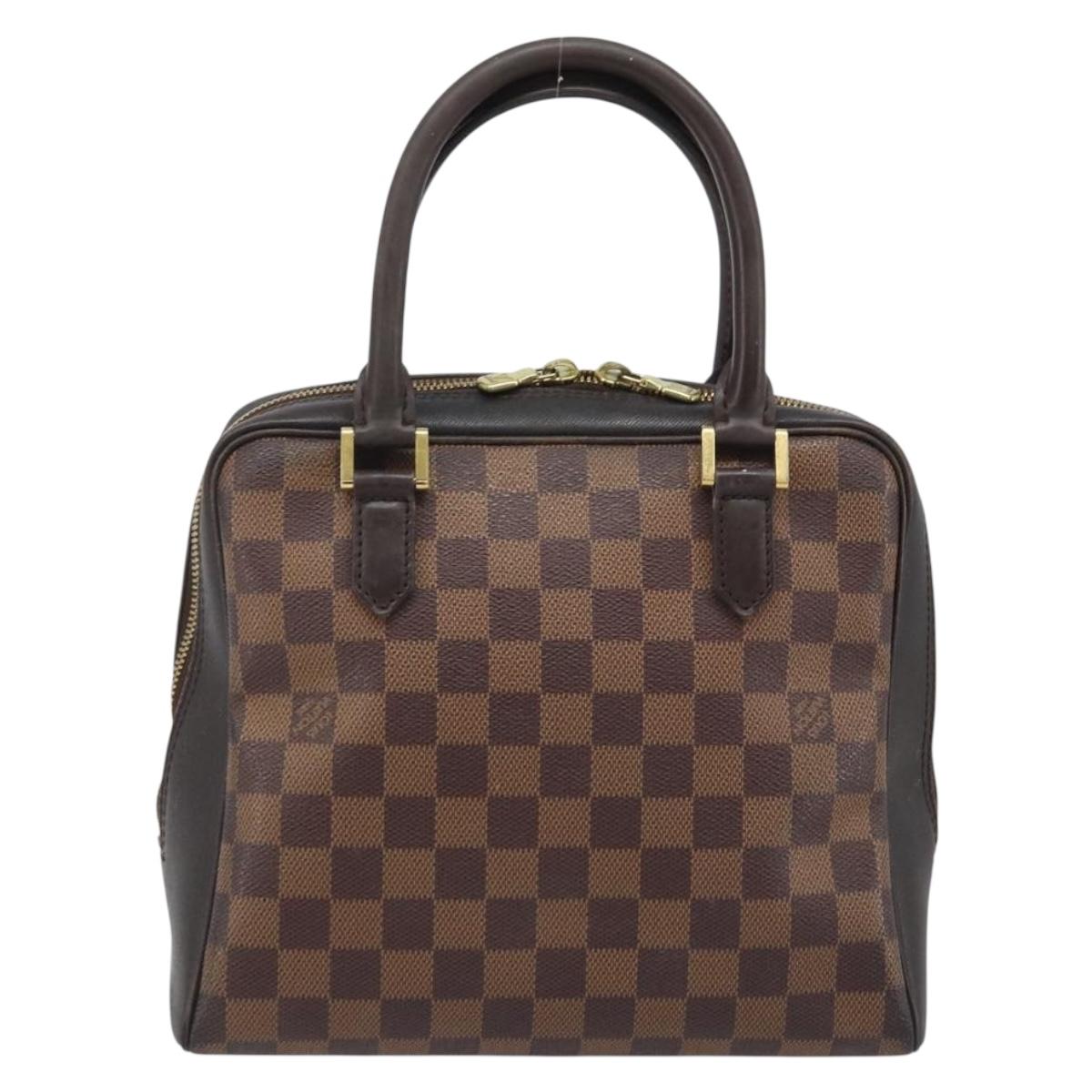 LOUIS VUITTON Damier Ebene Brera Hand Bag N51150 LV Auth BAZ095A