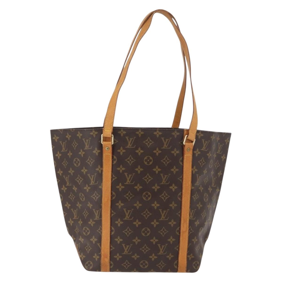 LOUIS VUITTON Monogram Sac Shopping Tote Bag M51108 LV Auth BAZ101