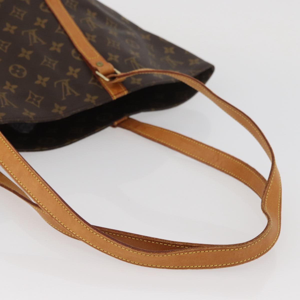 LOUIS VUITTON Monogram Sac Shopping Tote Bag M51108 LV Auth BAZ101