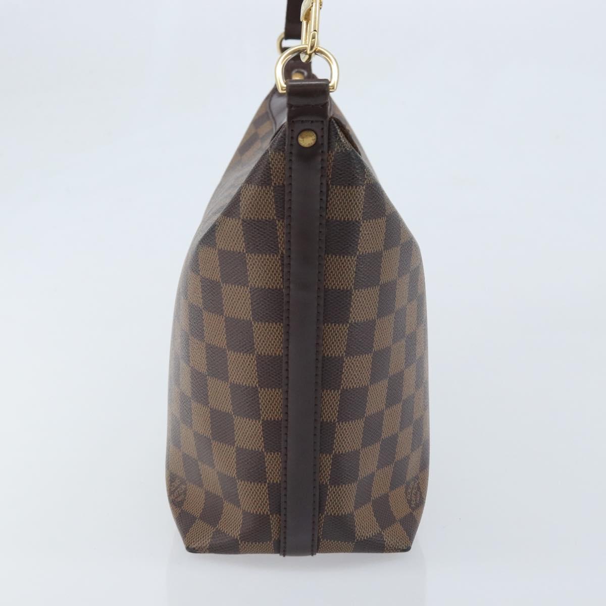 LOUIS VUITTON Damier Ebene Illovo MM Shoulder Bag N51995 LV Auth BAZ139A