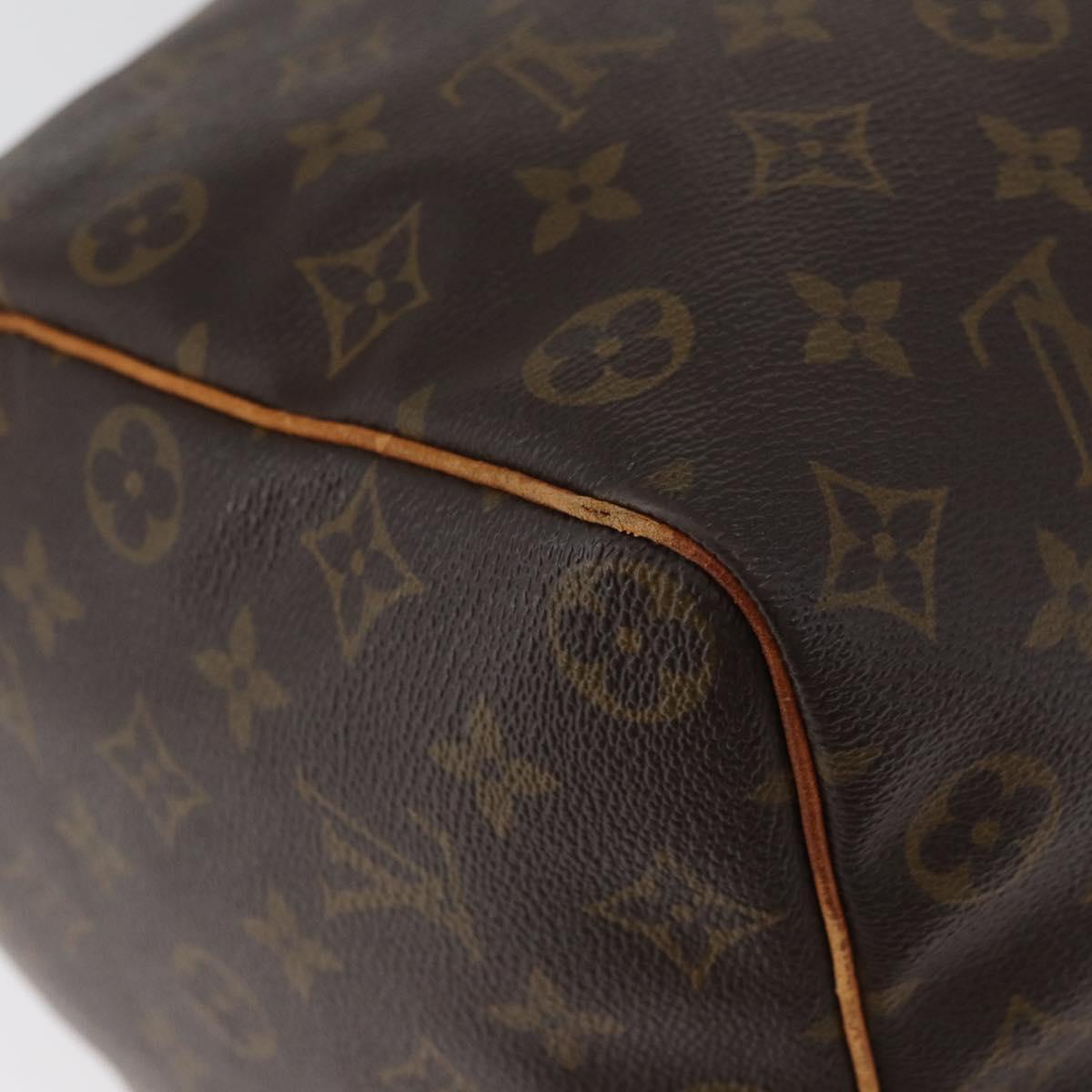 LOUIS VUITTON Monogram Speedy 35 Hand Bag M41524 LV Auth BAZ174