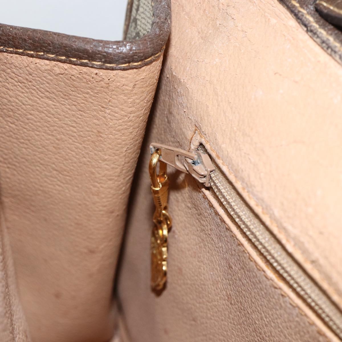 GUCCI GG Supreme Shoulder Bag PVC Beige Gold 004 58 0264 Auth BAZ182