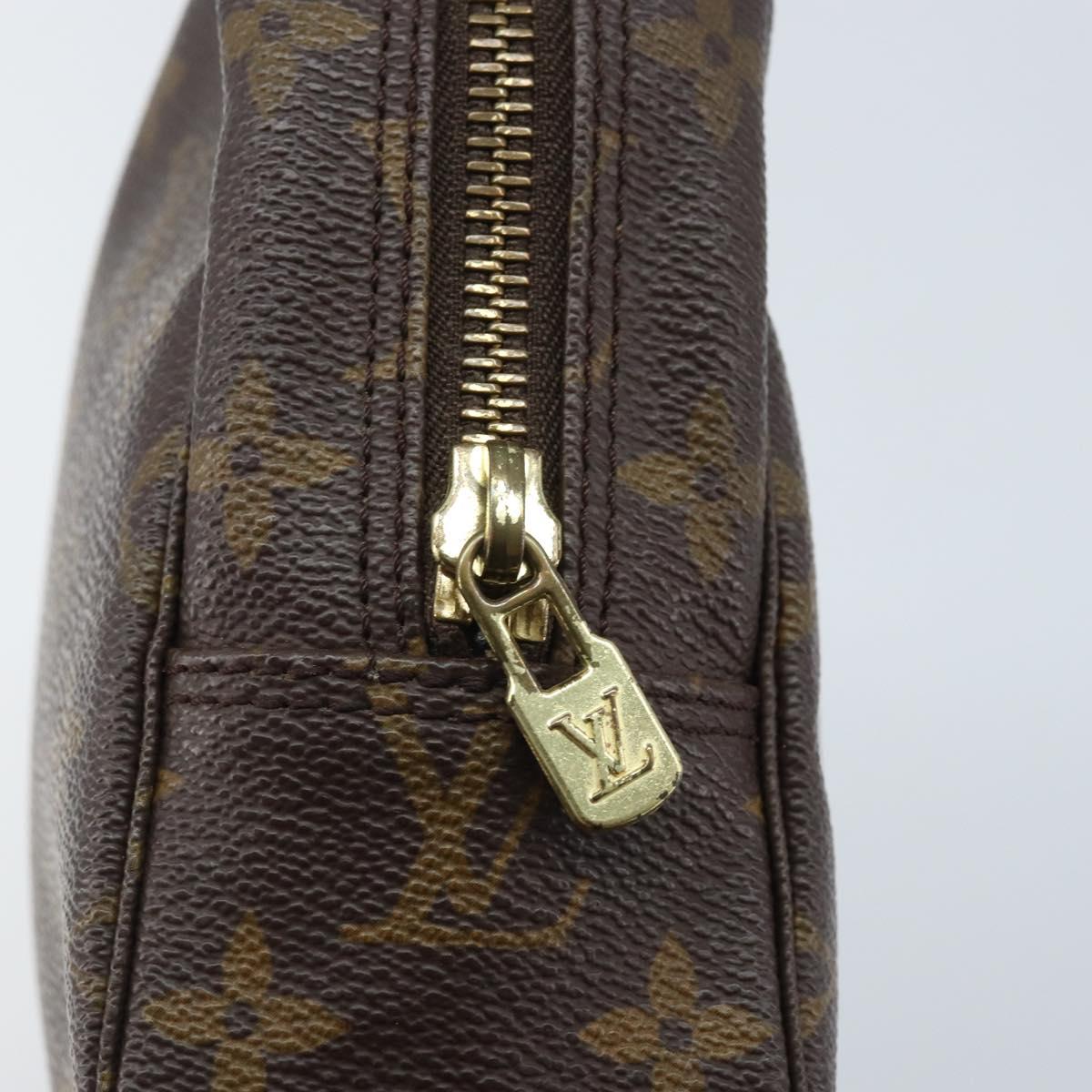 LOUIS VUITTON Monogram Trousse Toilette 23 Clutch Bag M47524 LV Auth BAZ186