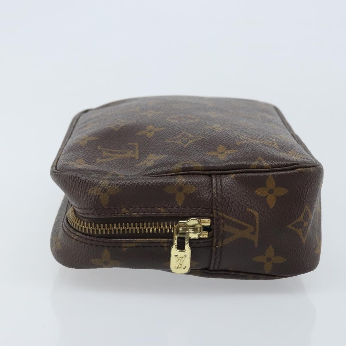 LOUIS VUITTON Monogram Trousse Toilette 23 Clutch Bag M47524 LV Auth BAZ186
