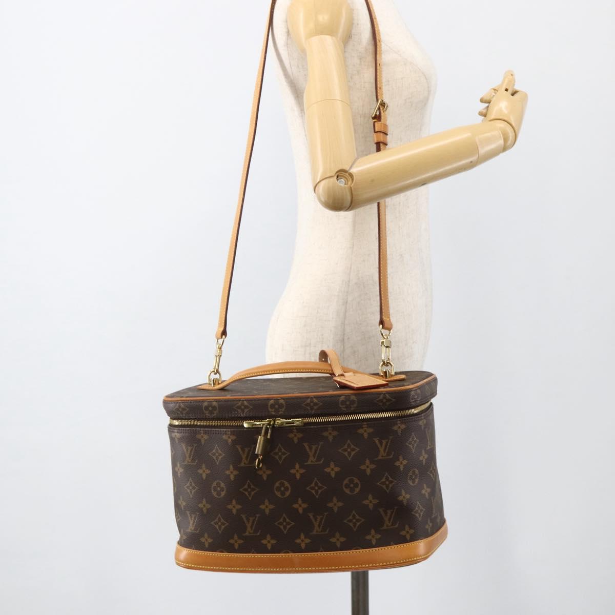 LOUIS VUITTON Monogram Nice Hand Bag M47280 LV Auth BAZ194