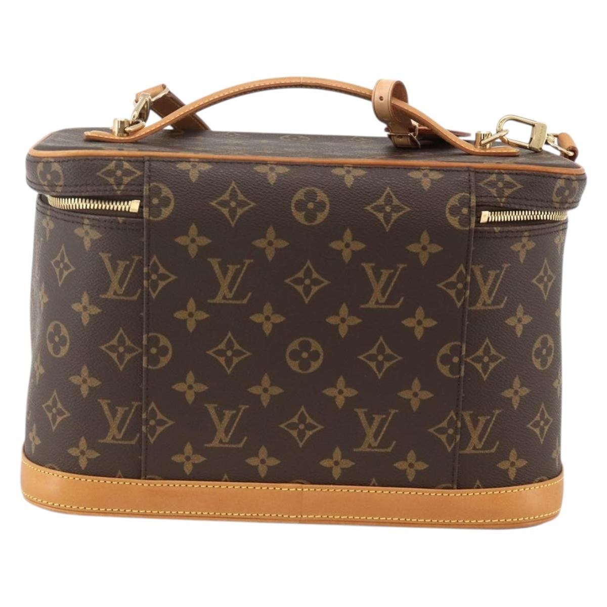 LOUIS VUITTON Monogram Nice Hand Bag M47280 LV Auth BAZ194