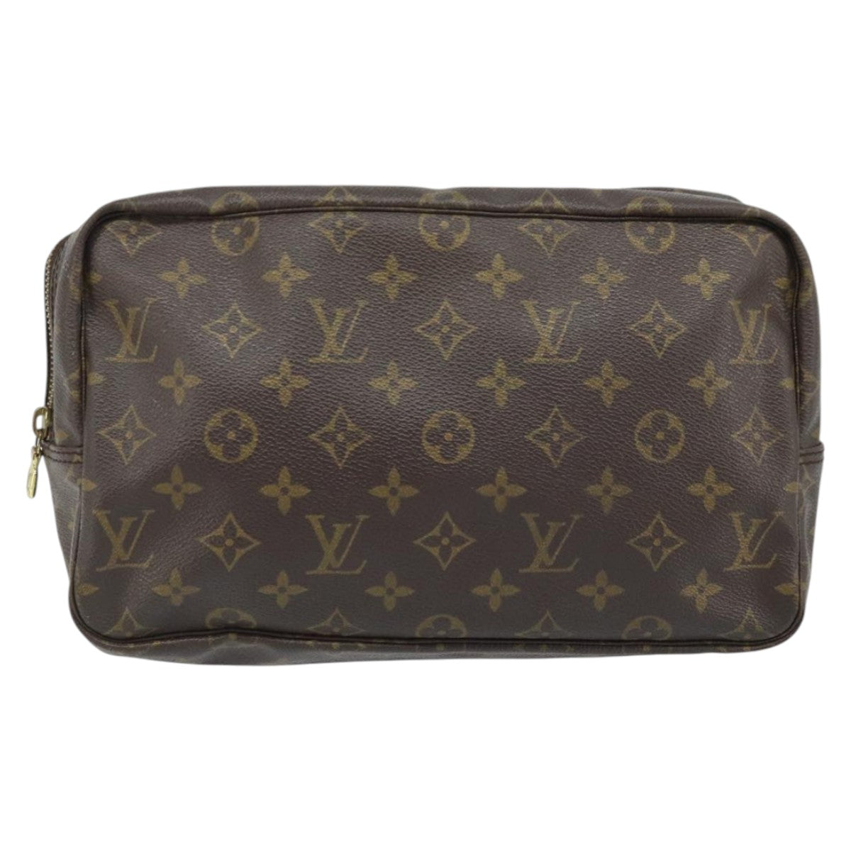 LOUIS VUITTON Monogram Trousse Toilette 28 Clutch Bag M47522 LV Auth BAZ228
