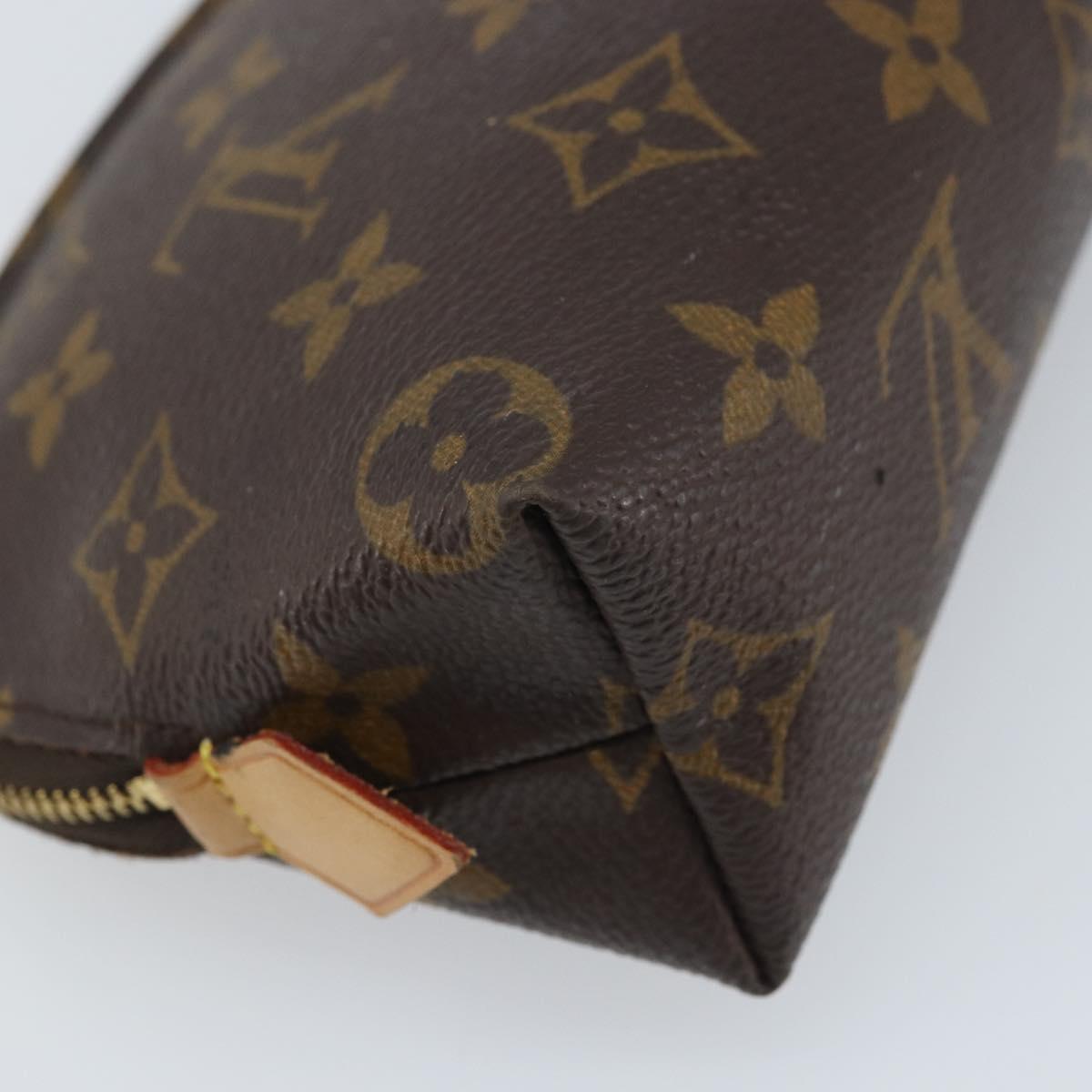 LOUIS VUITTON Monogram Pochette Cosmetic PM Pouch M43998 LV Auth BAZ257