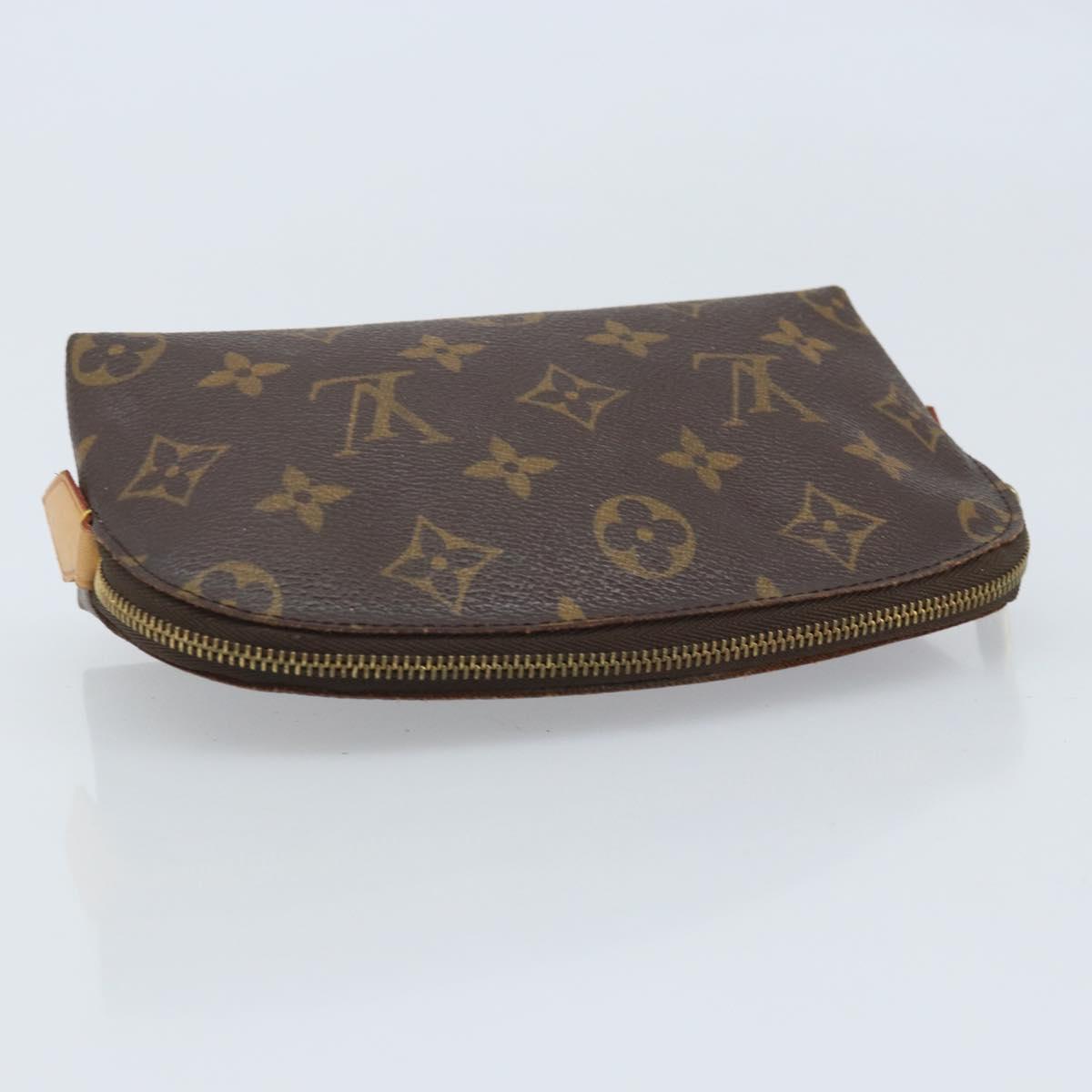 LOUIS VUITTON Monogram Pochette Cosmetic PM Pouch M43998 LV Auth BAZ257