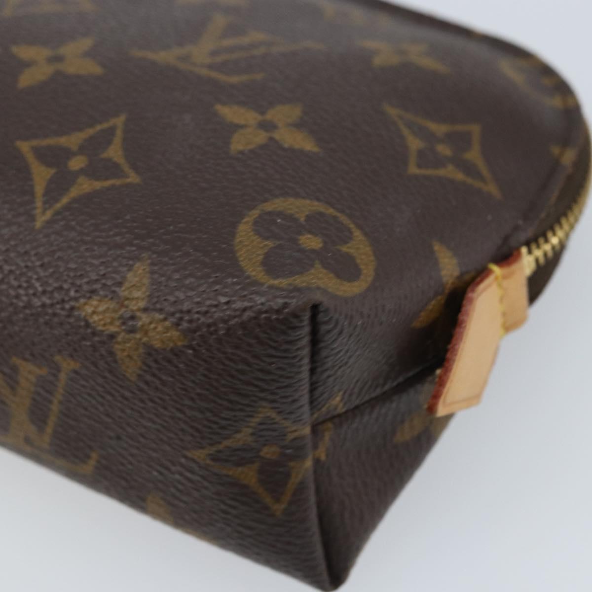 LOUIS VUITTON Monogram Pochette Cosmetic PM Pouch M43998 LV Auth BAZ257