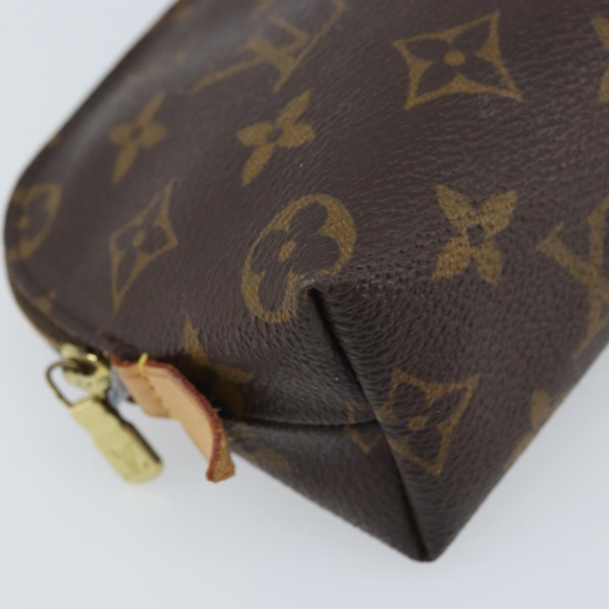 LOUIS VUITTON Monogram Pochette Cosmetic PM Pouch M43998 LV Auth BAZ257