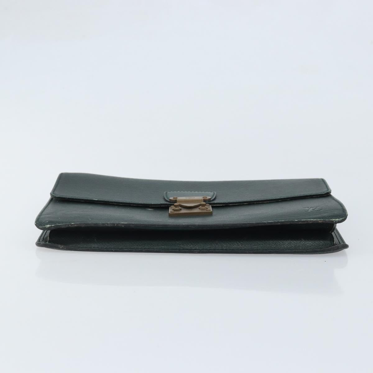 LOUIS VUITTON Taiga Pochette Kourad Clutch Bag Epicea M30194 LV Auth BAZ285