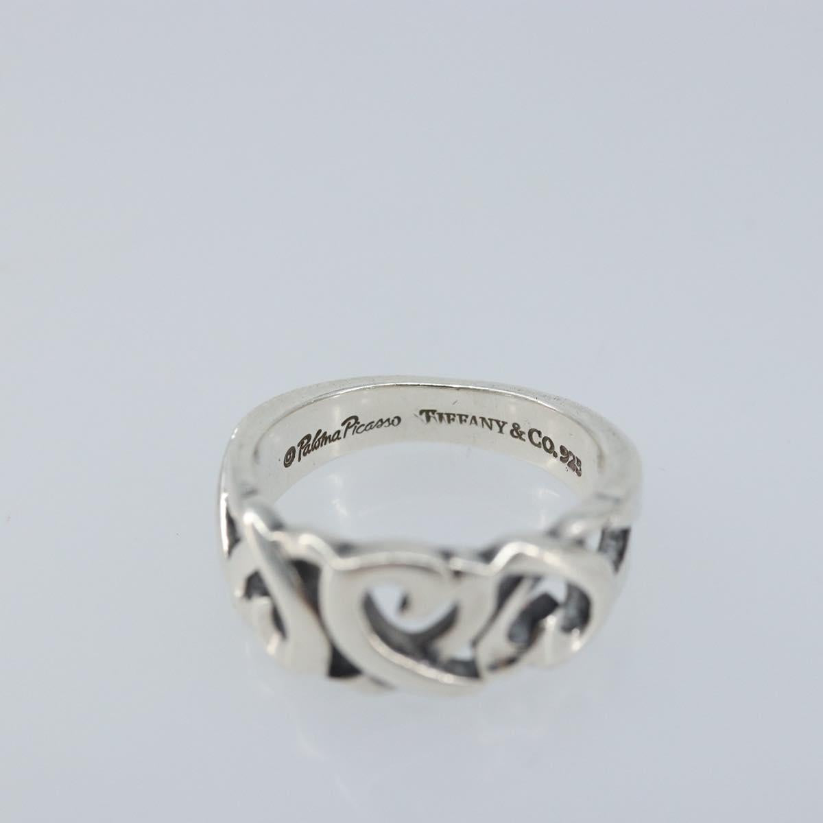 TIFFANY&Co. Ring Ag925 Silver Auth BAZ302