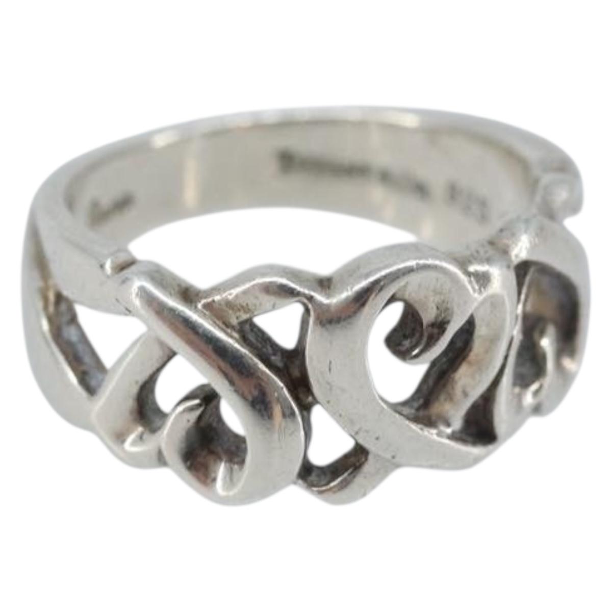 TIFFANY&Co. Ring Ag925 Silver Auth BAZ306