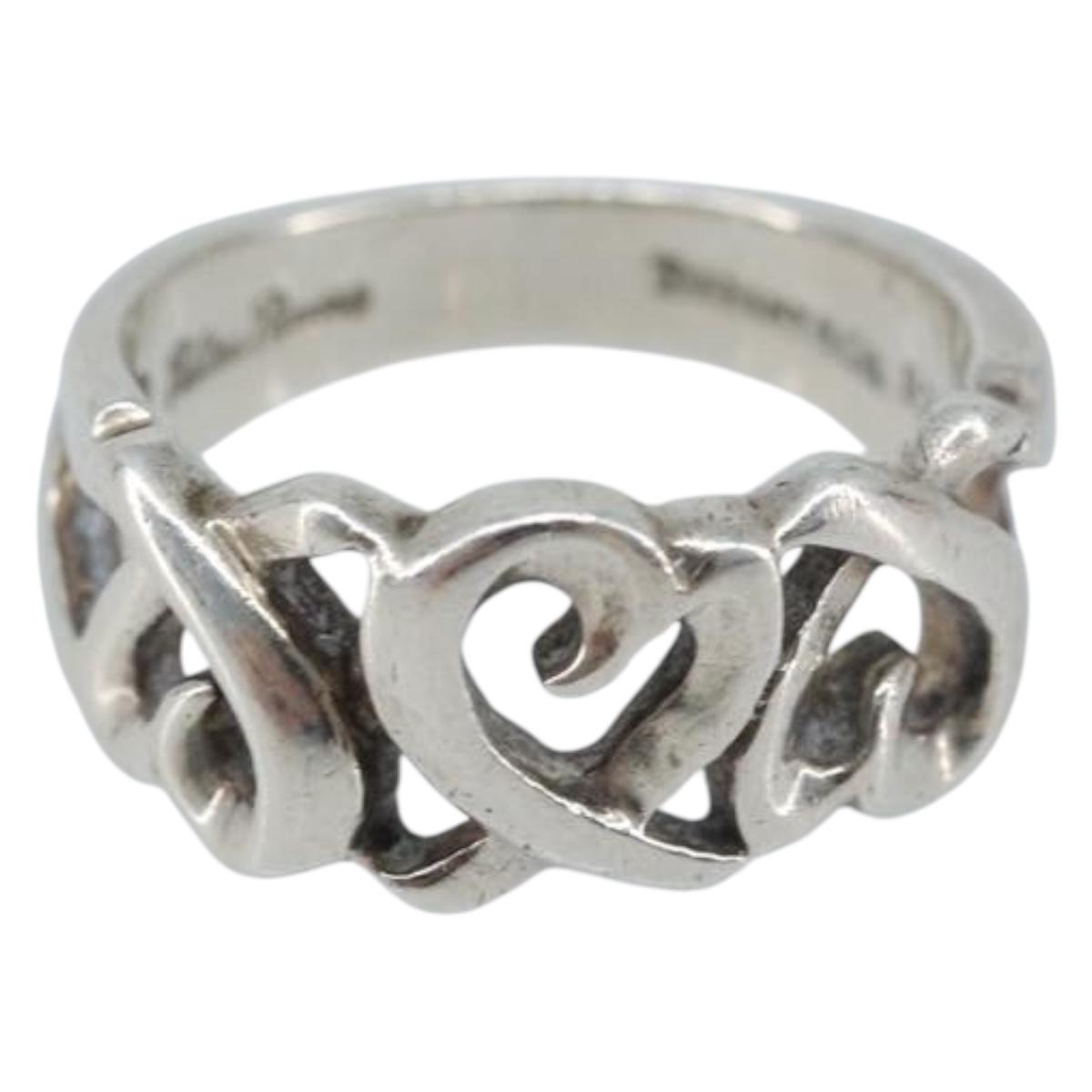TIFFANY&Co. Ring Ag925 Silver Auth BAZ306