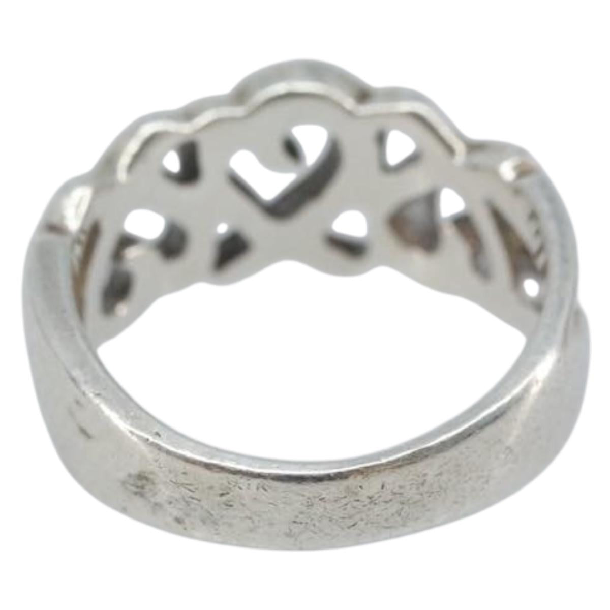 TIFFANY&Co. Ring Ag925 Silver Auth BAZ306